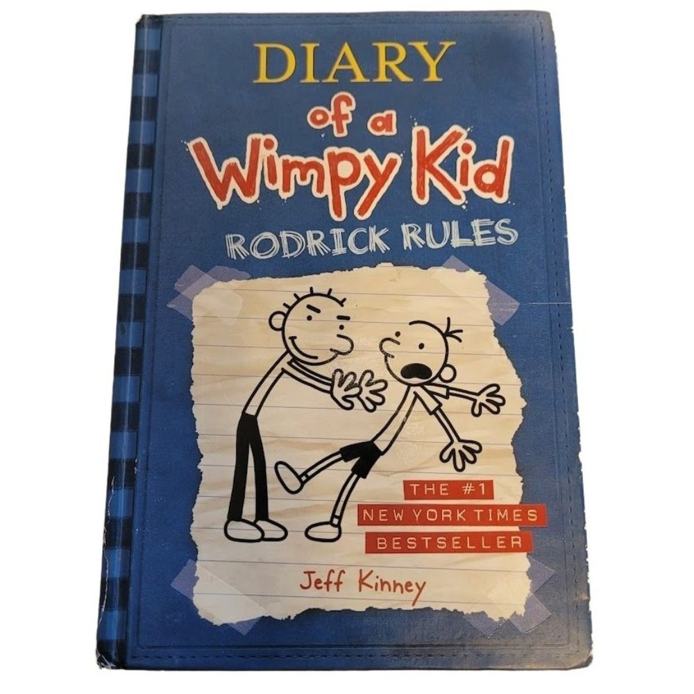 Diary of a Wimpy Kid #2 Rodrick Rules Hardcover Jeff Kinney